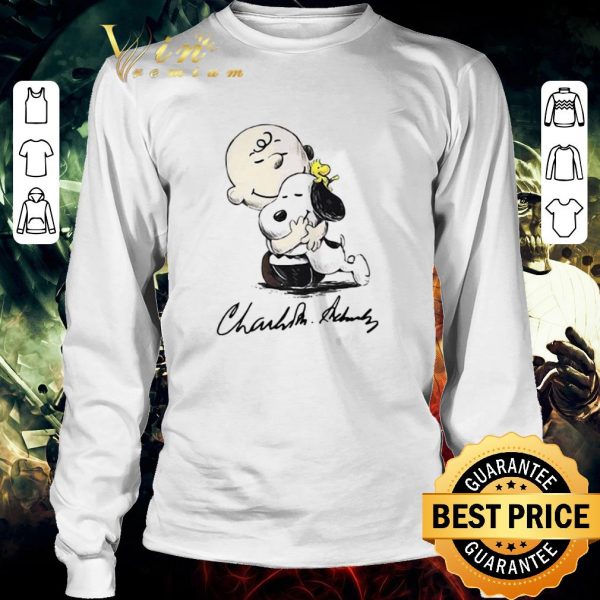 Premium Charlie Brown Hug Snoopy Signature shirt