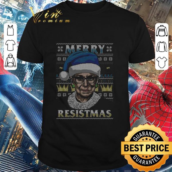 Nice Notorious RBG Merry Resistmas Ugly Christmas Sweater shirt