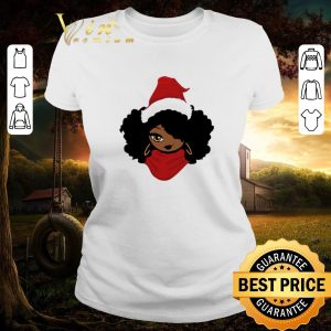 Top Santa Black Girl Christmas shirt 1