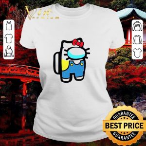 Top Hello Kitty Cat Crewmate Character Among Us Gaming shirt