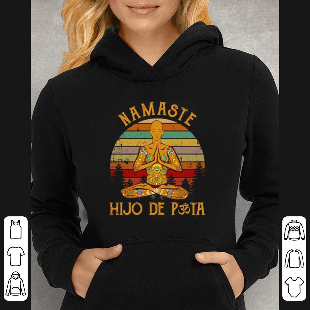 97d6f55d pretty peace yoga namaste hijo de puta sunset shirt 4 - Pretty Peace Yoga Namaste Hijo De Puta Sunset shirt