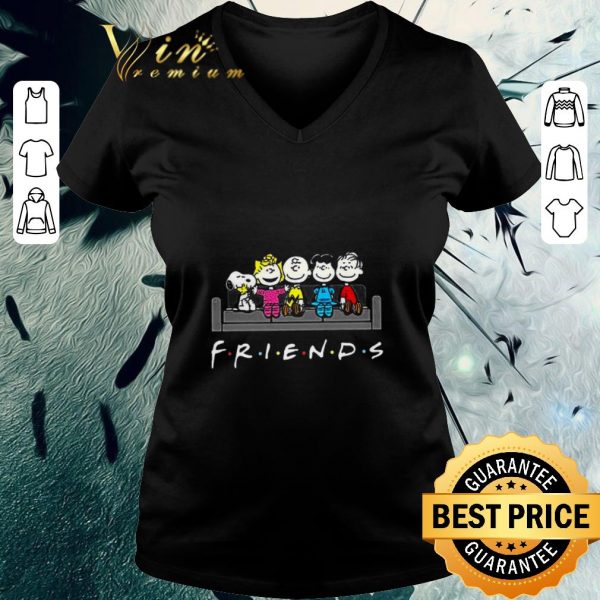 Nice Friends Sofa Peanuts Characters Snoopy Charlie Brown Woodstock shirt