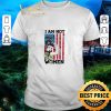 Top Female Girl I Am Not Most Women American Flag shirt
