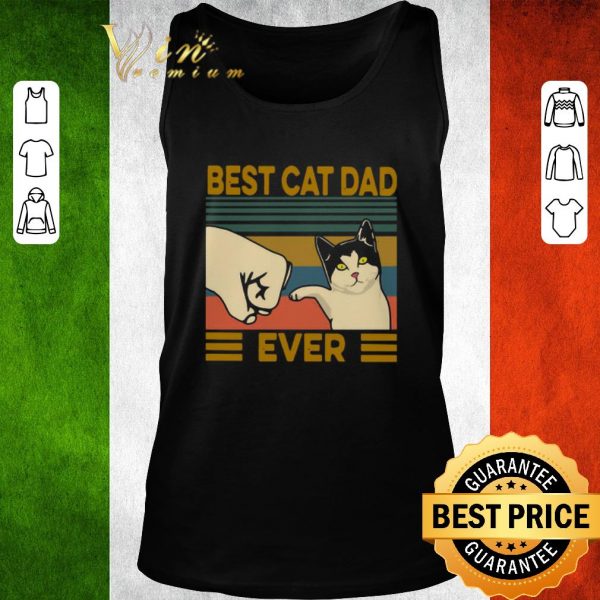 Premium Best Cat Dad Ever Vintage shirt
