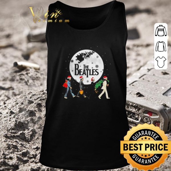 Official The Beatles Abbey Road Moon Christmas shirt