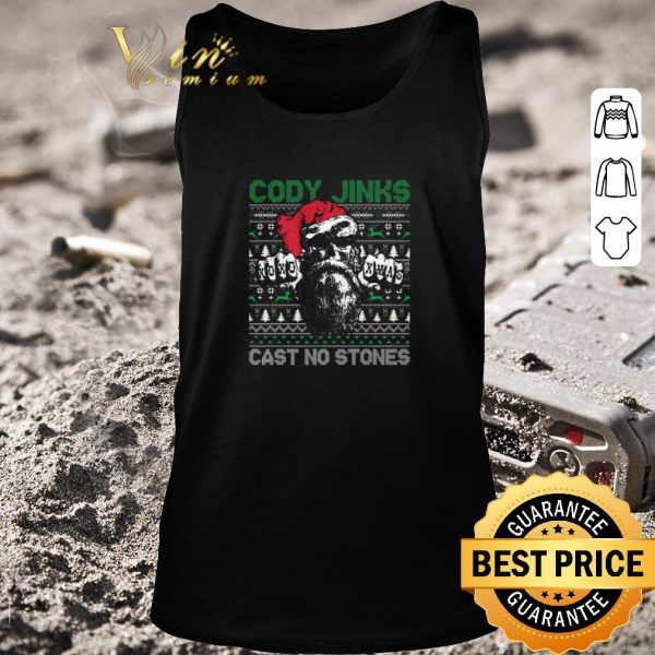 Funny Cody Jinks Cast No Stones Ugly Christmas S shirt