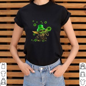 Official St. Patrick’s Day Star Wars Baby Yoda Coronavirus shirt 2
