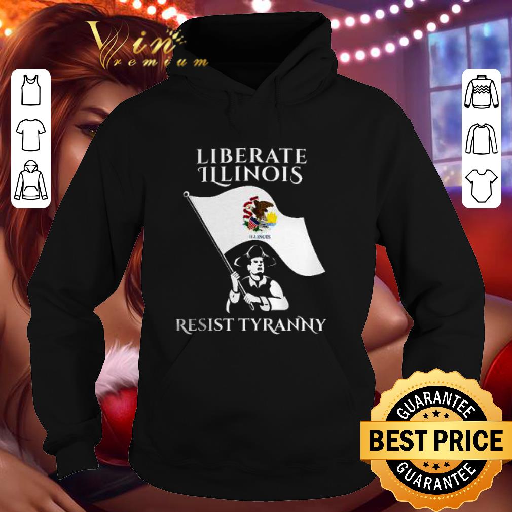 0de78a21 liberate illinois us state resist tyranny shirt 4 - Funny Liberate Illinois US State resist tyranny shirt