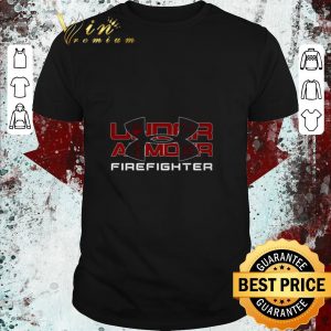 Nice Firefighter Under Armour Logo shirt