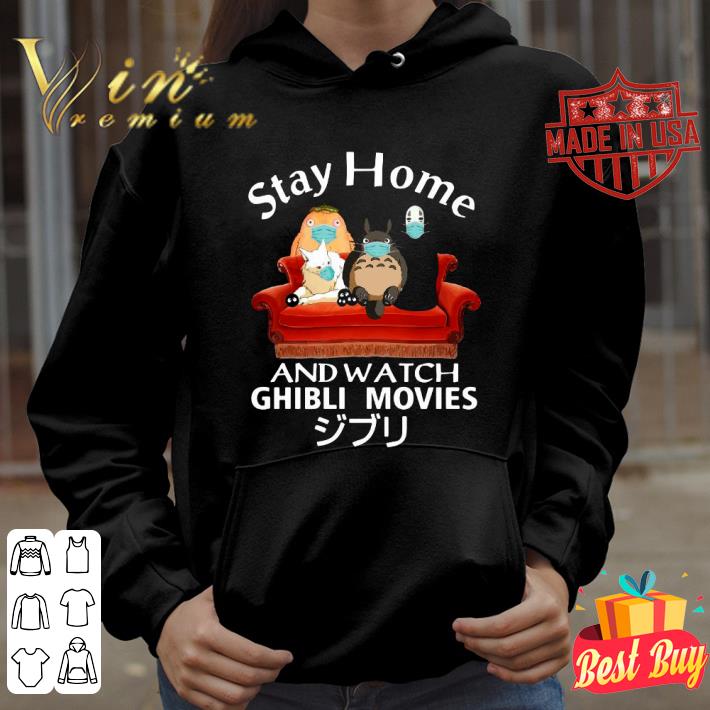 25e44875 funny stay home and watch ghibli movies characters friends sofa shirt 4 - Funny Stay Home And Watch Ghibli Movies Characters Friends Sofa shirt