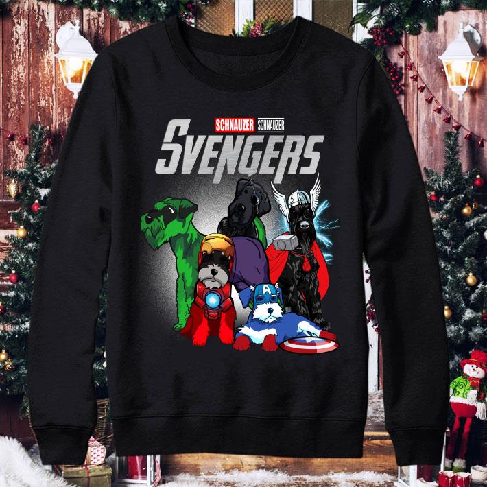 2ae2fb07 miniature schnauzer svengers avengers endgame infinity war shirt 4 - Hot Miniature Schnauzer Svengers Avengers Endgame Infinity War shirt