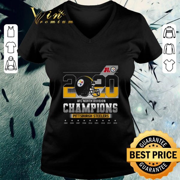 Pretty 2002-2020 AFC North Division Champions Pittsburgh Steelers shirt