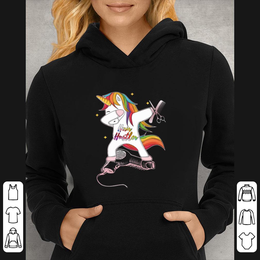 5b03ea6e hot unicorn dabbing hair hustler shirt 4 - Hot Unicorn Dabbing Hair Hustler shirt