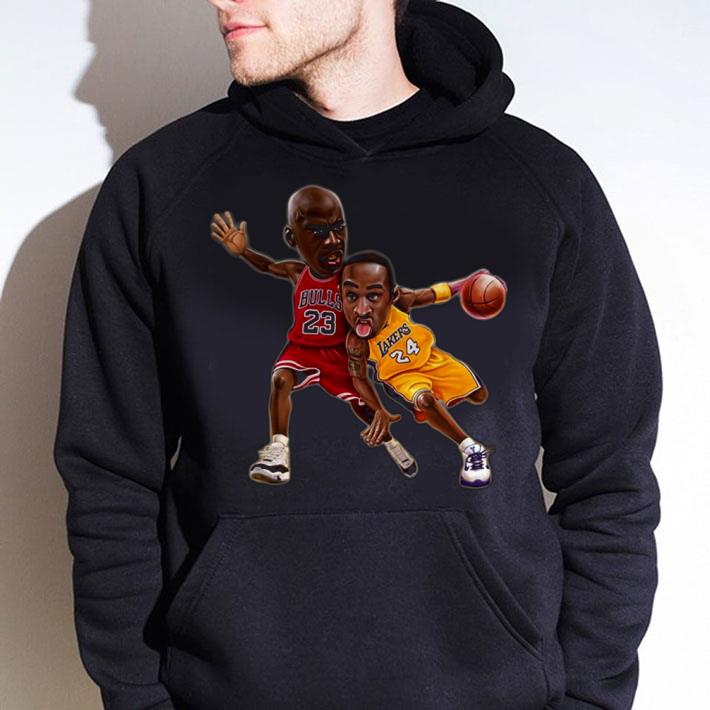 6e7fa170 chicago bulls 23 michael jordan and lakers 8 kobe bryant art shirt 4 - Official  Chicago Bulls 23 Michael Jordan and Lakers 8 Kobe Bryant Art shirt