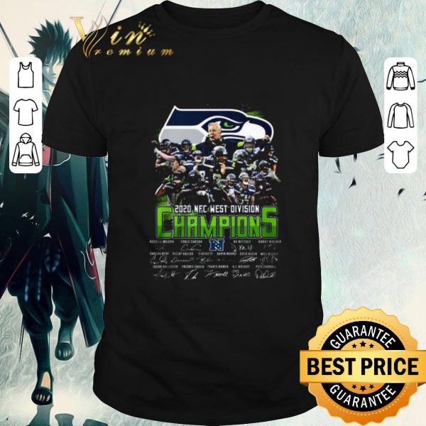 Original Seattle Seahawks Team Players 2020 NFC West Division Champions shirt