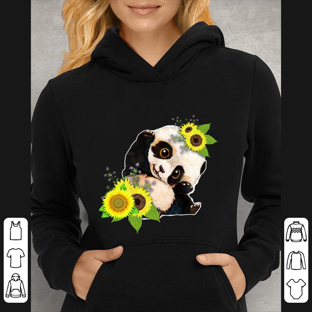 75023eb1 premium baby panda sunflower shirt 4 - Premium Baby Panda Sunflower shirt