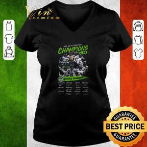 Top NFC West Division Champions Seattle Seahawks Signatures shirt 2
