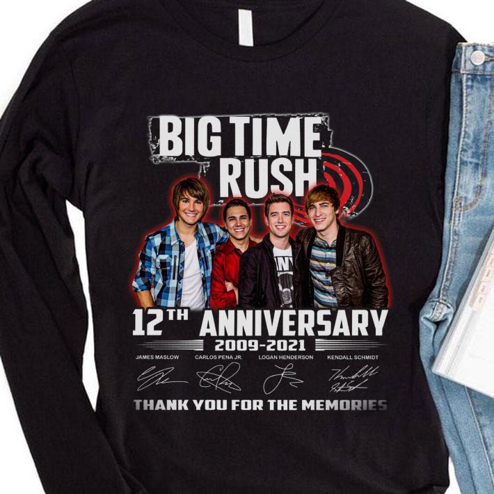 88b9e0f3 best big time rush pop band 12th anniversary 2009 2021 signatures shirt 4 - Best Big Time Rush Pop Band 12th Anniversary 2009-2021 Signatures shirt