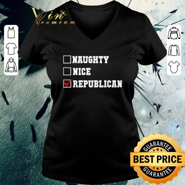 Official Naughty nice republican shirt