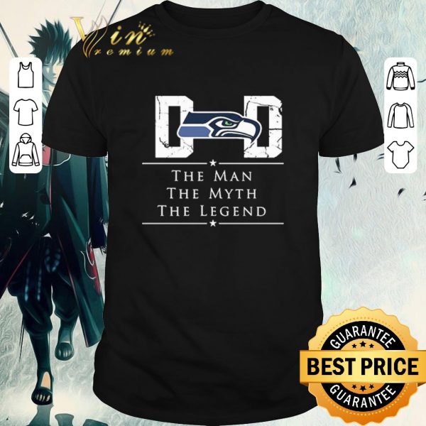 Premium Dad Seattle Seahawks Football The Man The Myth The Legend shirt