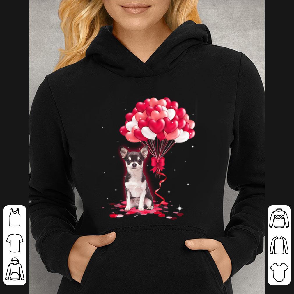 a0809159 top chihuahua dog love balloons heart shirt 4 - Top Chihuahua dog Love Balloons heart shirt