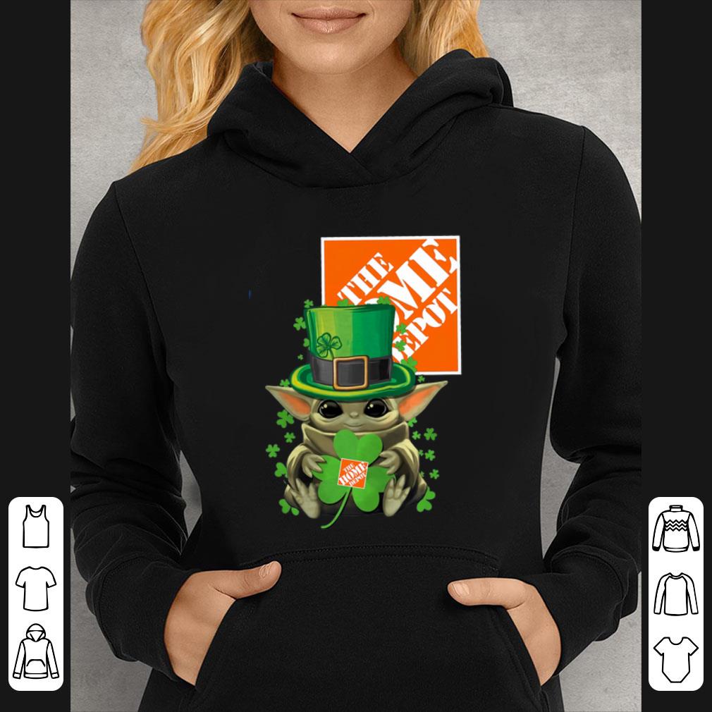 a686366d pretty baby yoda the home depot shamrock st patrick s day shirt 4 - Pretty Baby Yoda The Home Depot Shamrock St. Patrick’s Day shirt