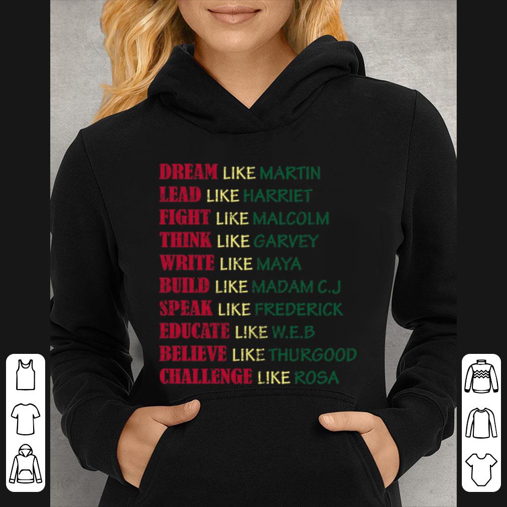 a99cd7e0 top black history month martin harriet malcolm rosa shirt 4 - Top Black History Month Martin Harriet Malcolm Rosa shirt