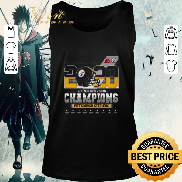 Pretty 2002-2020 AFC North Division Champions Pittsburgh Steelers shirt