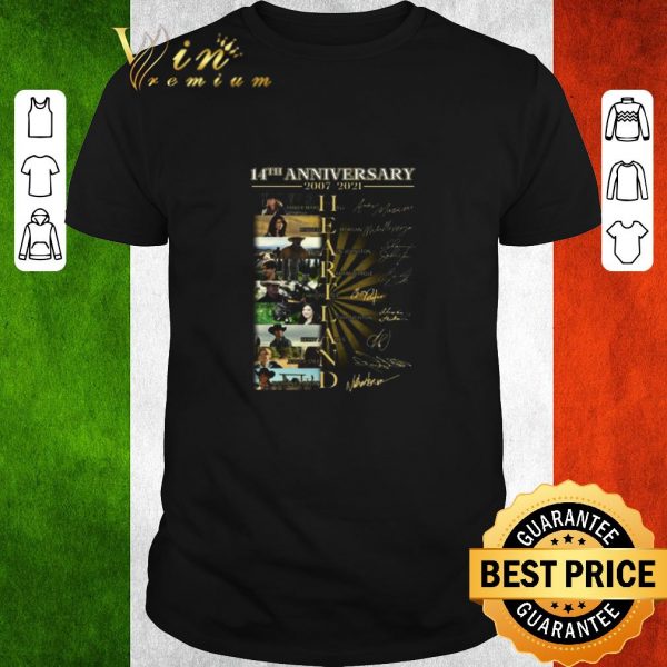Premium 14th Anniversary 2007-2021 Heartland TV Series Signatures shirt