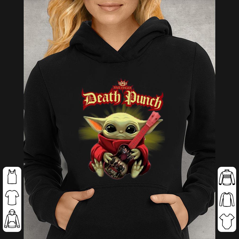 Premium Star Wars Baby Yoda Hug Five Finger Death Punch shirt c240ca0f premium star wars baby yoda hug five finger death punch shirt 4 - Premium Star Wars Baby Yoda Hug Five Finger Death Punch shirt