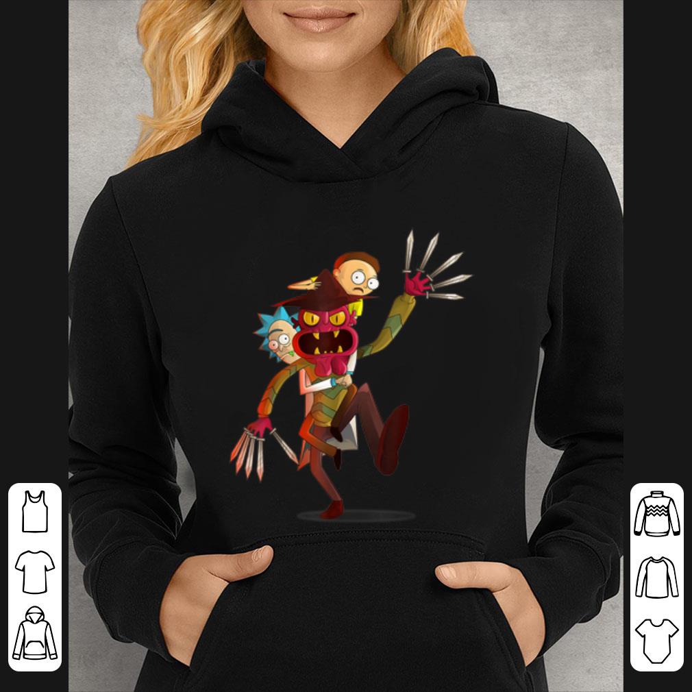 c3322bbb nice rick and morty a nightmare on scary street shirt 4 - Nice Rick And Morty A Nightmare On Scary Street shirt