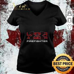 Nice Firefighter Under Armour Logo shirt 2