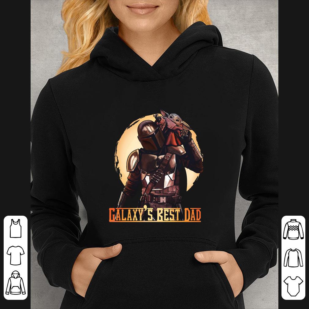 d2761a97 premium the mandalorian and baby yoda galaxy s best dad star wars shirt 4 - Premium The Mandalorian and Baby Yoda Galaxy’s Best Dad Star Wars shirt