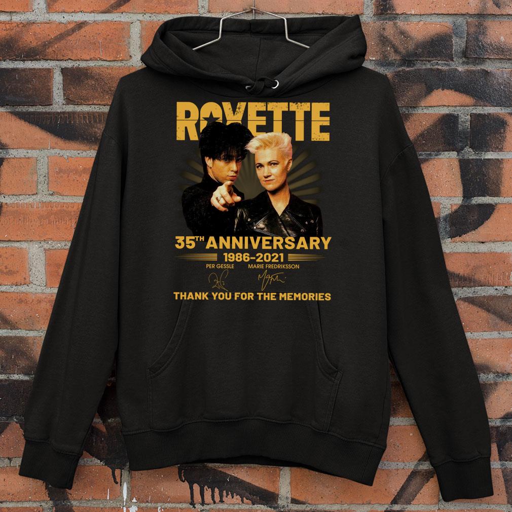 d44e053e roxette band rock 35th anniversary 1986 2021 signatures shirt 4 - Premium Roxette Band Rock 35th Anniversary 1986-2021 Signatures shirt