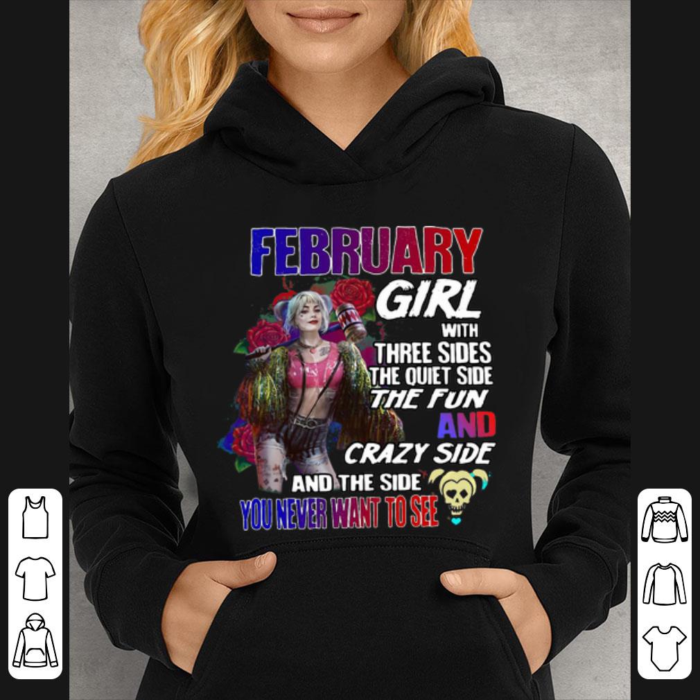 e17e2954 great harley quinn february girl and the sides you never want to see shirt 4 - Great Harley Quinn February Girl And The Sides You Never Want To See shirt