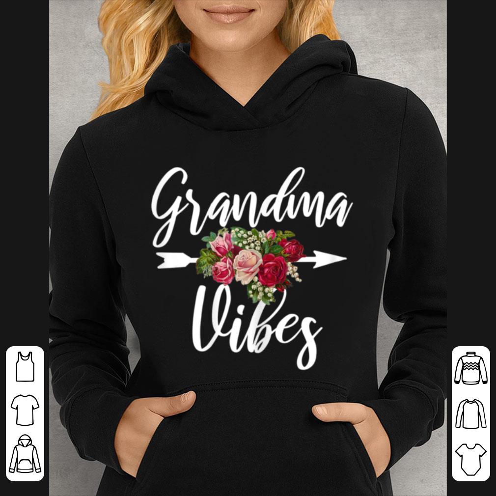 39e35281 pretty womens funny cute from grandson granddaughter grandma vibes t shirt 4 - Pretty Womens Funny Cute From Grandson Granddaughter Grandma Vibes T- shirt
