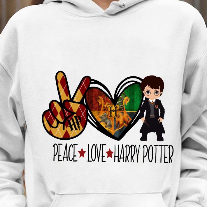 9a3287b2 st patrick s day peace love harry potter shirt 4 - Original St. Patrick's day Peace Love Harry Potter shirt