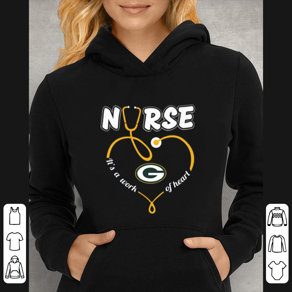 a0534c72 original nurse love green bay packers it s a work of heart shirt 4 - Original Nurse Love Green Bay Packers it’s a work of heart shirt