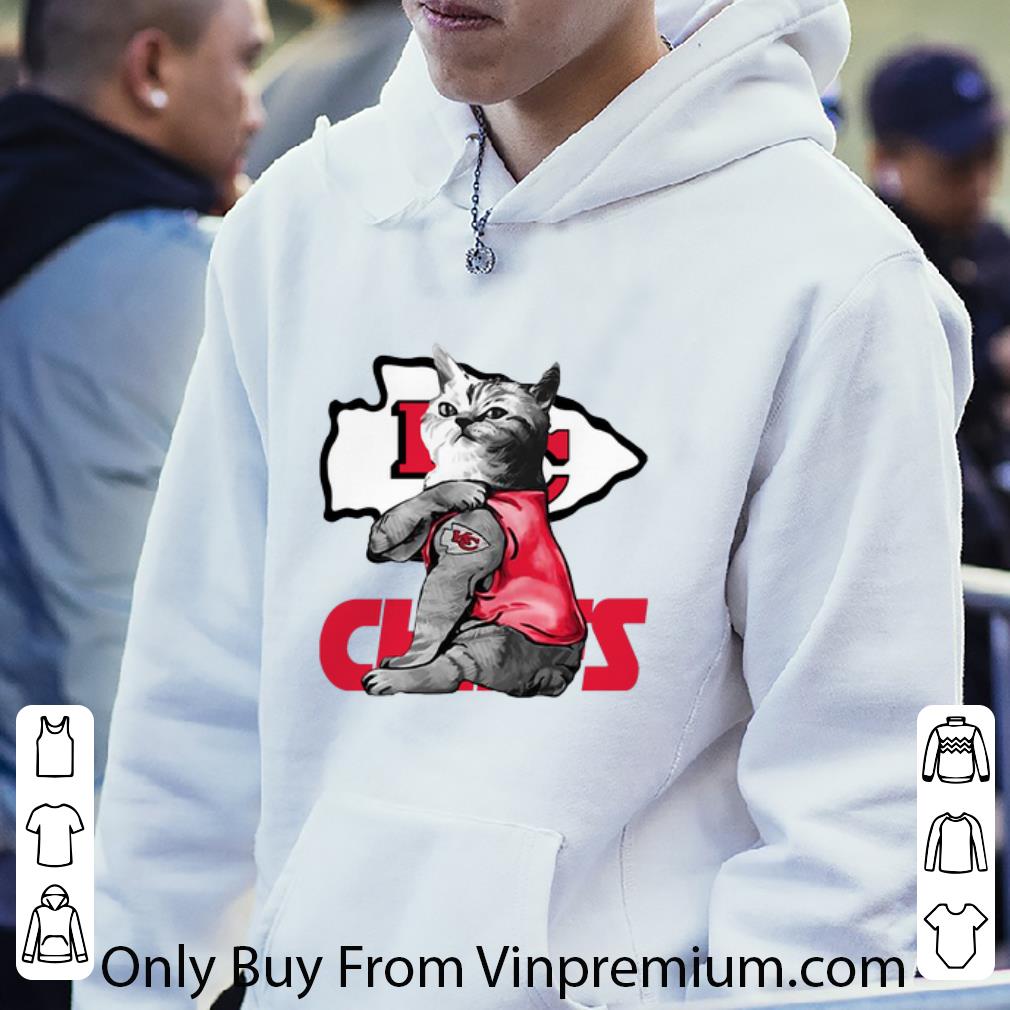 ded1b668 premium cat tattoos kansas city chiefs shirt 4 - Premium Cat Tattoos Kansas City Chiefs shirt