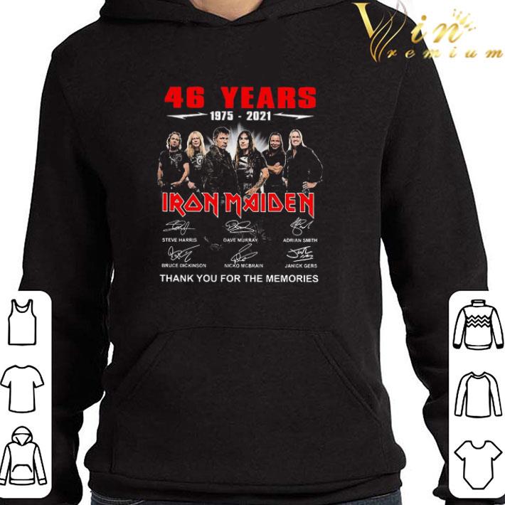 32e7ad5b 46 years 1975 2021 iron maiden thank you for the memories signatures shirt 4 - 46 Years 1975 2021 Iron Maiden Thank You For The Memories Signatures shirt