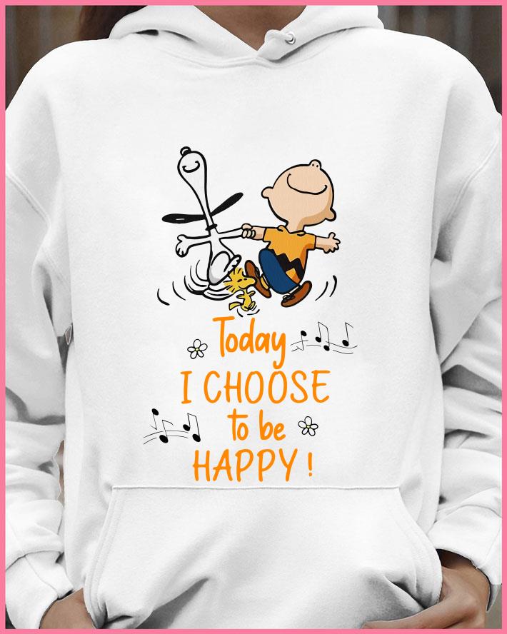 7f66be5f snoopy charlie brown woodstock today i choose to be happy shirt 4 - Hot Snoopy Charlie Brown Woodstock today i choose to be happy shirt