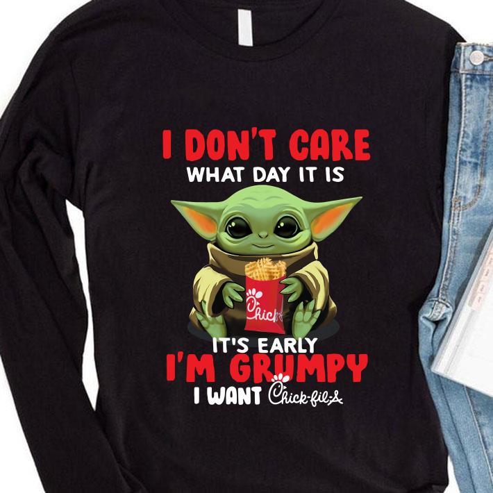 3abc91ed baby yoda i don t care what day it is its early im grumpy i want shirt 4 - Original Baby Yoda I Don’t Care What Day It Is Its Early Im Grumpy I Want shirt