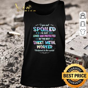 Pretty I am not Spoiled I’m just Loved and protected by the best Trucker husband in the world shirt