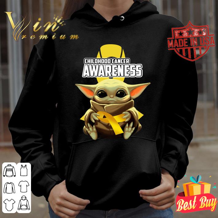 ad128131 baby yoda hug childhood cancer awareness star wars mandalorian shirt 4 - Official Baby Yoda Hug Childhood Cancer Awareness Star Wars Mandalorian shirt