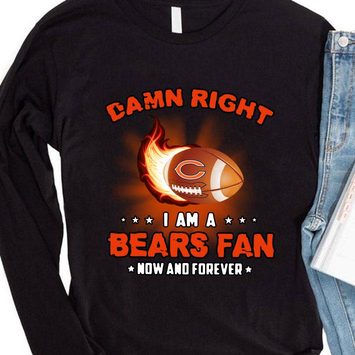 613f44d8 original damn right i am a bears rugby fan now and forever shirt 4 - Best Original Damn Right I Am A Bears Rugby Fan Now And Forever shirt