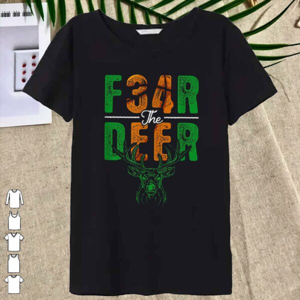 Official 2021 Basketball The Milwaukee Bucks Shirt Fear Deer 34 NBA Final Matchup Shirt