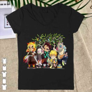 Anime Funny Demons Slayers Cut Team Gift for Kids Girl Boy