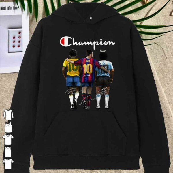 Awesome Champion Messi Pelle Diago Maradona Signature Legend Memories shirt
