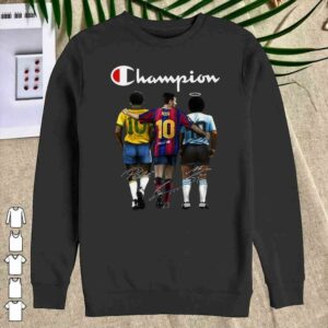 Awesome Champion Messi Pelle Diago Maradona Signature Legend Memories shirt 2