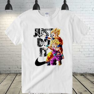 Awesome Songoku And Songohan Nike Just Do It Shirt 2